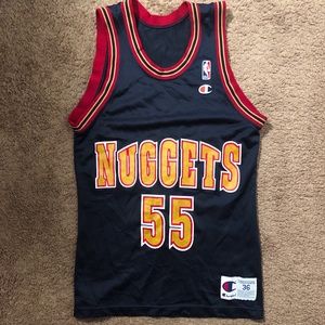 Dikembe Mutombo Denver Nuggets Champion Jersey 36